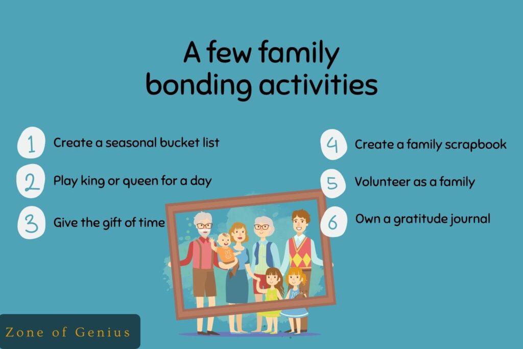 6 Family bonding activities