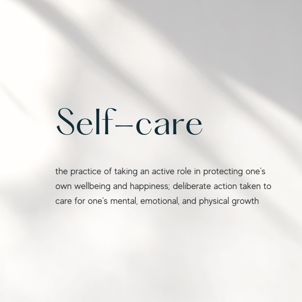 A definition of self-care