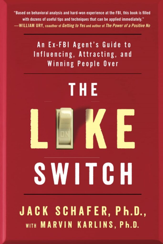 Front page cover of The Like Switch by Jack Schafer with Marvin Karlins