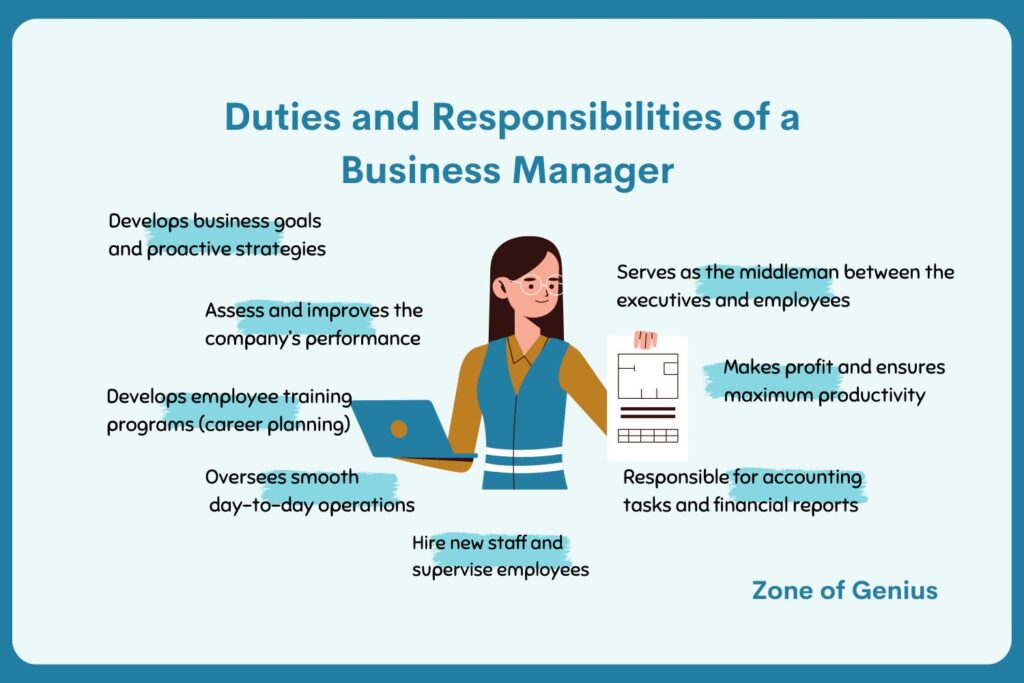 Some Duties and Responsibilities of a Business Manager